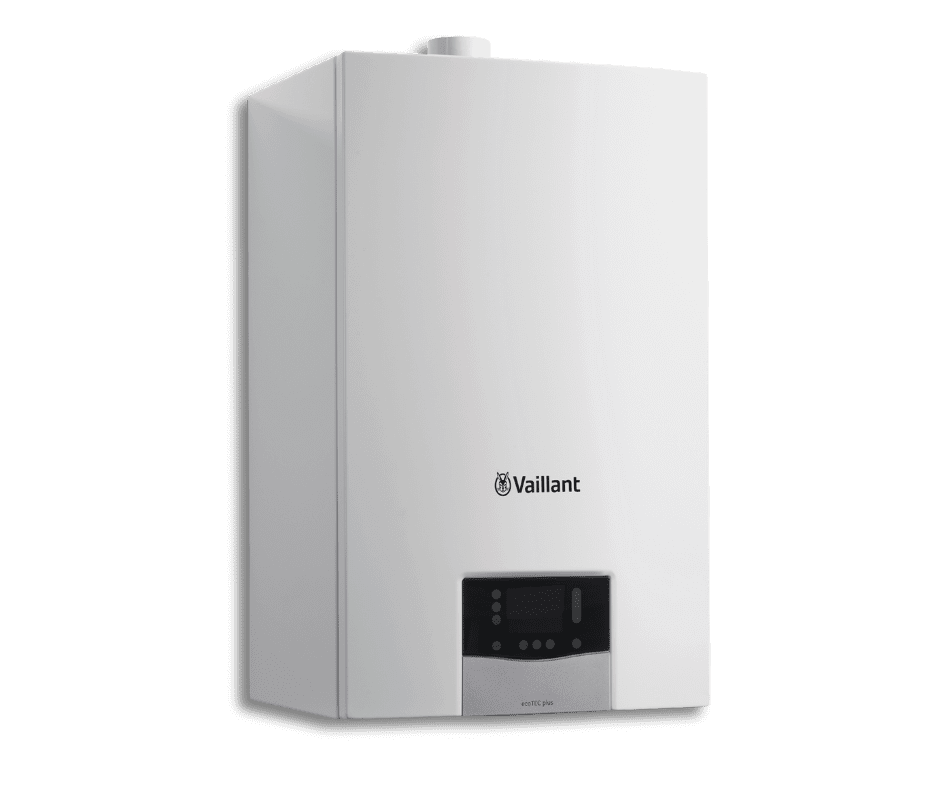 A Vaillant wall mounted combi boiler